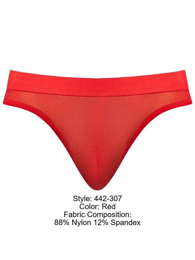 Male Power 442-307 Mesh 2 Bong Thong Color Red