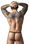 Male Power 449-11C Fishnet 2 G-String Color Black