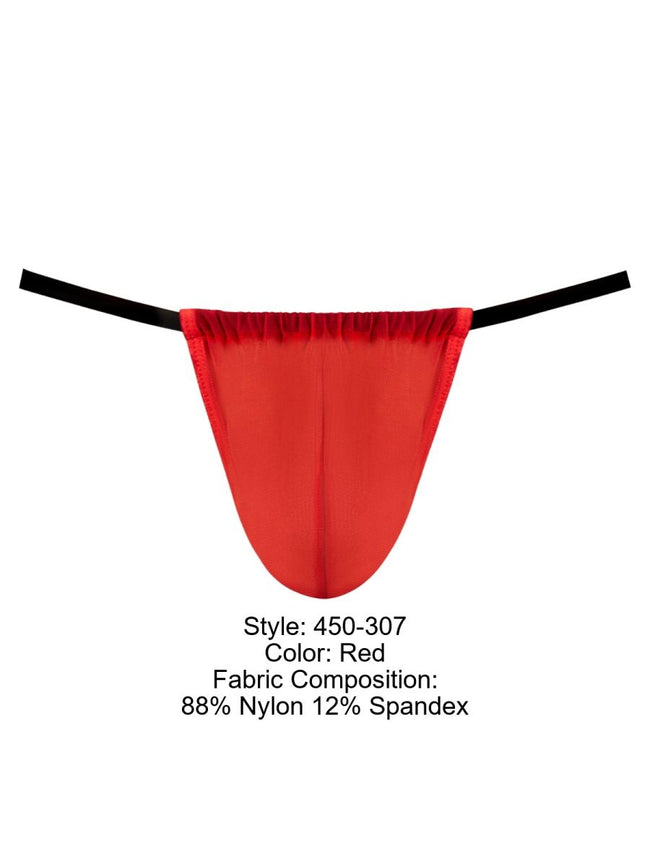 Male Power 450-307 Mesh 2 G-String Color Red
