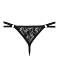 Male Power 456-305 Ripple Micro V-String Thong Color Black