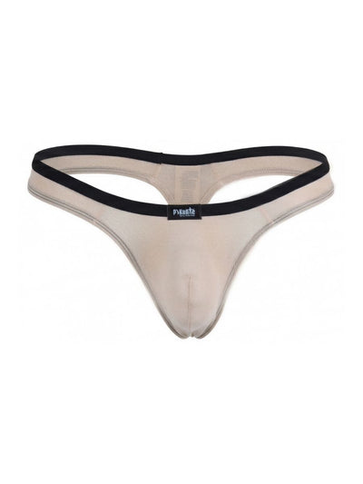 Pikante 26076 Mens Underwear Isis Sleek Thongs Color Beige