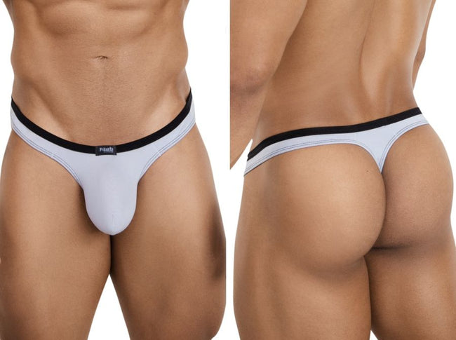 Pikante PIK 26077 Mens Underwear Isis Thongs Color Gray