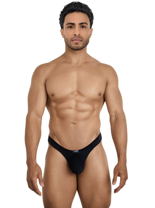 Pikante Mens Underwear Seductive Comfort PIK 26078 Isis Thongs Color Black
