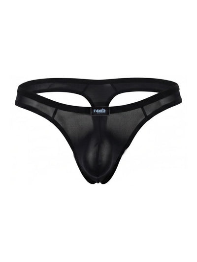 Pikante Mens Underwear Seductive Comfort PIK 26078 Isis Thongs Color Black