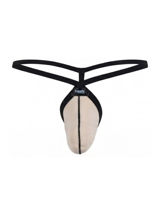 Pikante Mens Underwear PIK 26085 Minimalist Men's G-String color Beige Color Beige