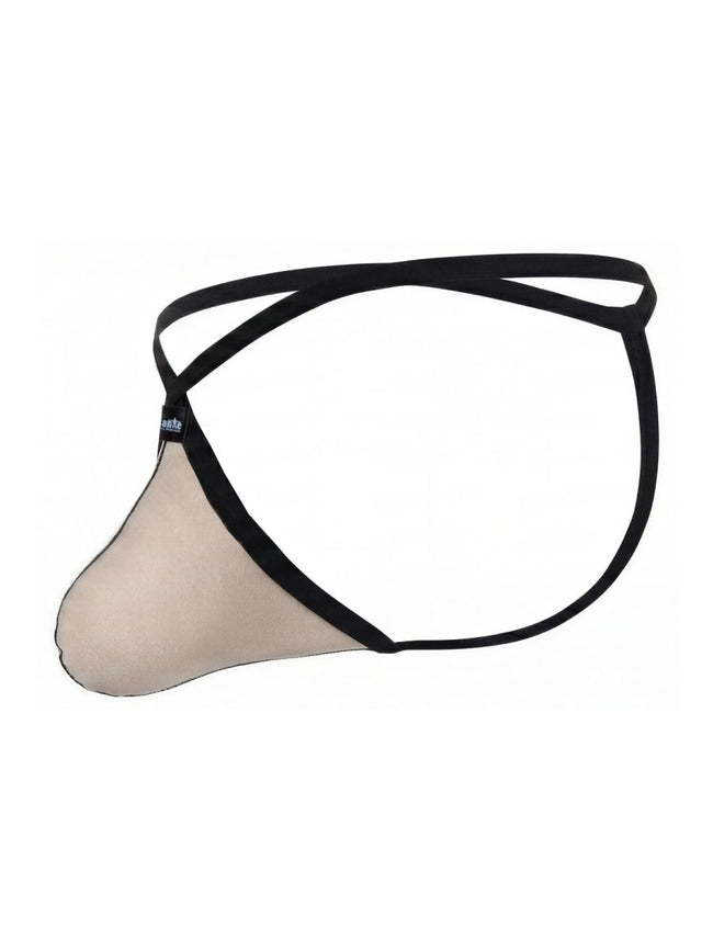 Pikante Mens Underwear PIK 26085 Minimalist Men's G-String color Beige Color Beige