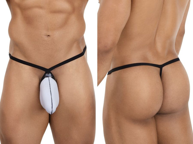Pikante 26086 Mens Underwear Sensual Minimalist G-String Color Gray