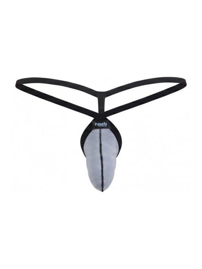 Pikante 26086 Mens Underwear Sensual Minimalist G-String Color Gray