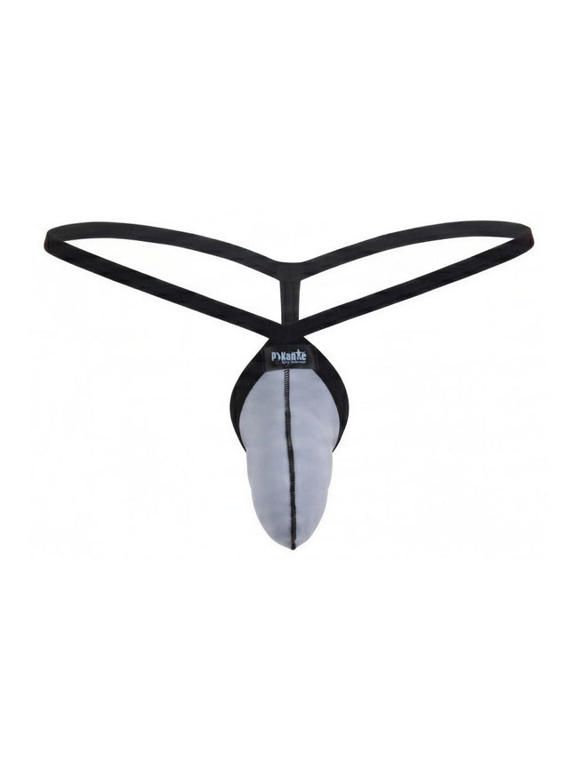 Pikante 26086 Mens Underwear Sensual Minimalist G-String Color Gray