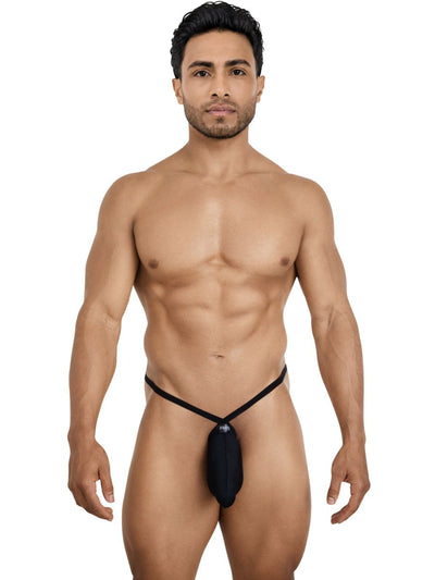 Pikante 26087 Mens Underwear Sleek Minimalist G-String Color Black