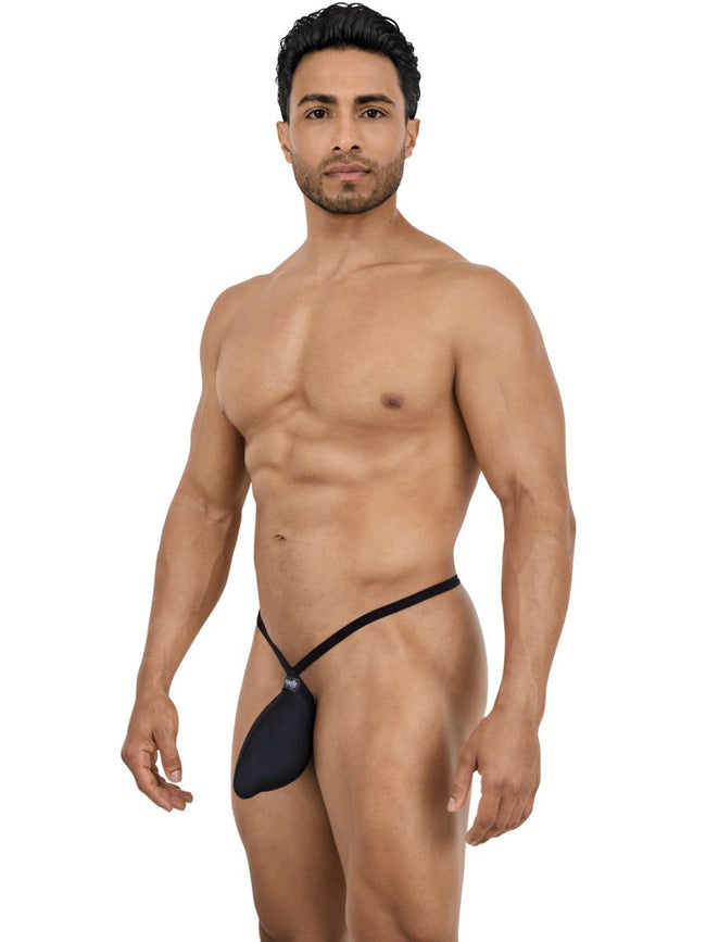 Pikante 26087 Mens Underwear Sleek Minimalist G-String Color Black