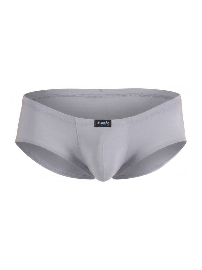 Pikante Mens Underwear PIK 26089 Sleek Thot Trunks Color Gray