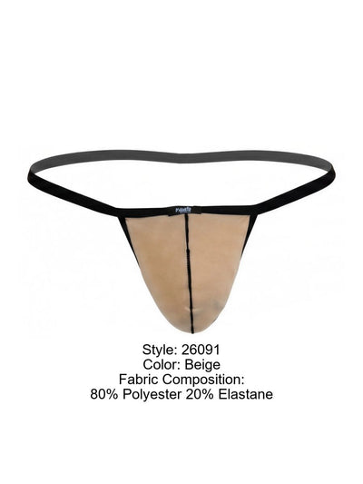 Pikante Ultra-Minimalist Men's Underwear PIK 26091 Hathor C-Sock color Beige  Color Beige