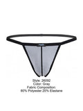 Pikante Ultra-Minimalist Men's Underwear PIK 26092 Hathor C-Sock color Gray Color Gray