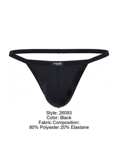 Pikante Ultra-Minimalist Men's Underwear PIK 2609 Hathor C-Sock color Black  Color Black