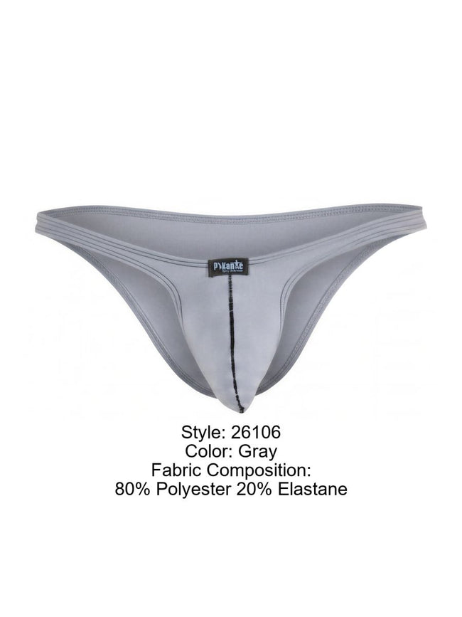 Pikante Seductive PIK 26106 Mens Underwear Neftis Bikini Color Gray