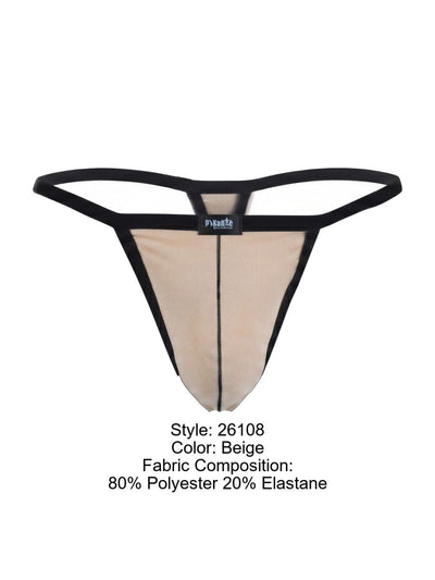 Pikante PIK 26108 Mens Underwear Khonsu Thongs Color Beige