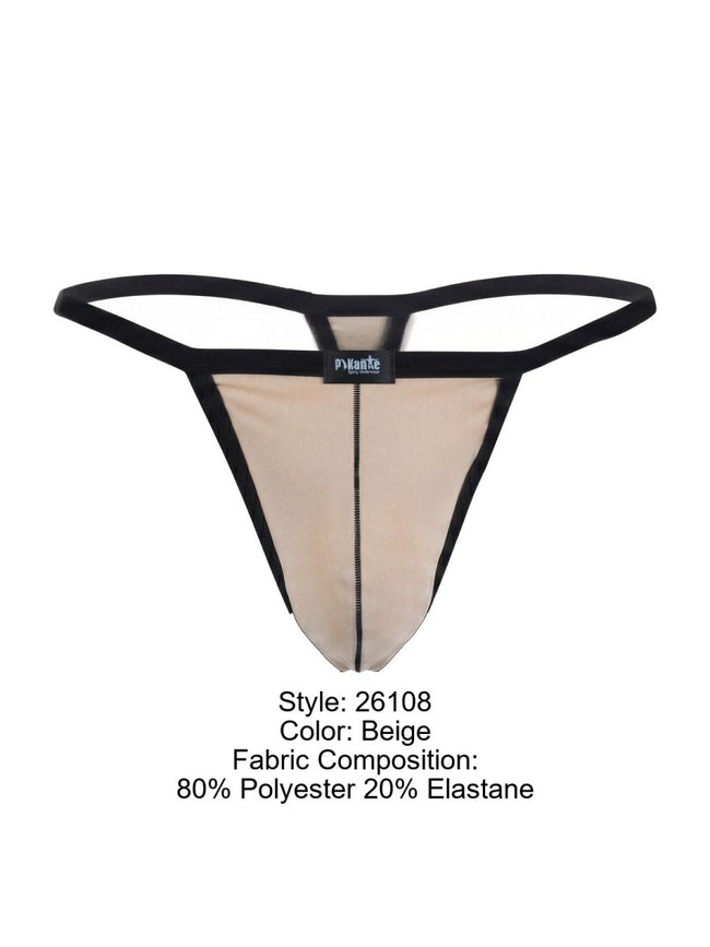 Pikante PIK 26108 Mens Underwear Khonsu Thongs Color Beige