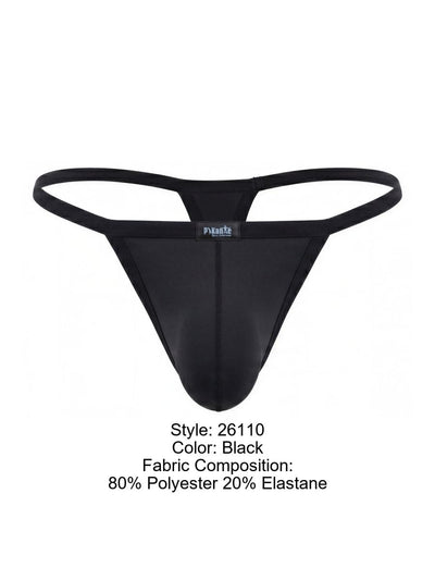 Pikante PIK 26110 Mens Underwear Khonsu Thongs Color Black
