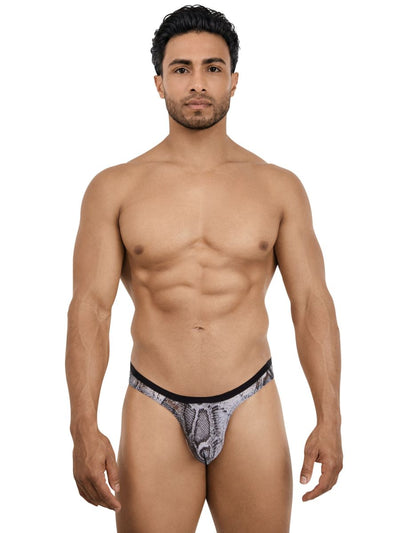 Pikante PIK 26112 Mens Underwear Piton Thongs Color Multi-colored
