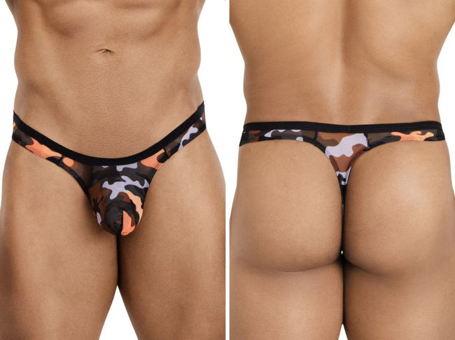 Pikante PIK 26116 Mens Underwear Cam Thongs Color Multi-colored