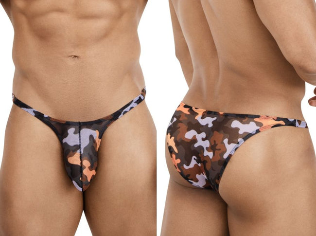 Pikante 26117 Mens Underwear Sleek Cam Bikini Color Multi-colored