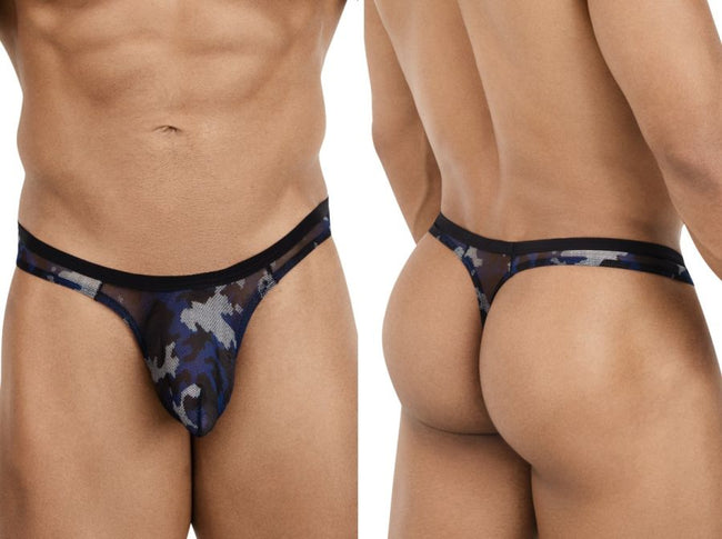 Pikante PIK 26120 Mens Underwear Hexa Thongs Color Multi-colored
