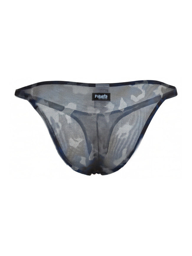 Pikante 26121 Hexa Mens Underwear Bold Low Rise Bikini Color Multi-colored