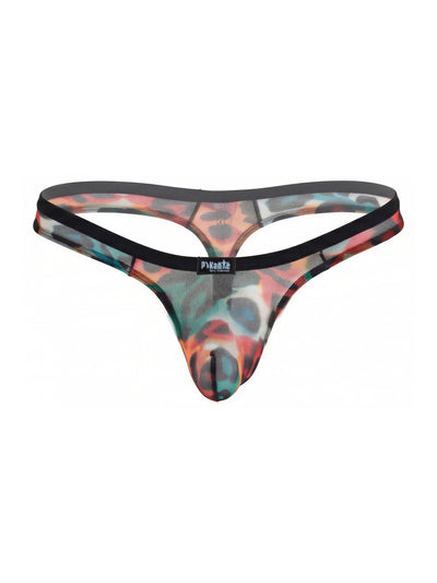 Pikante 26124 Mens Underwear Animal Print Thongs Color Multi-colored