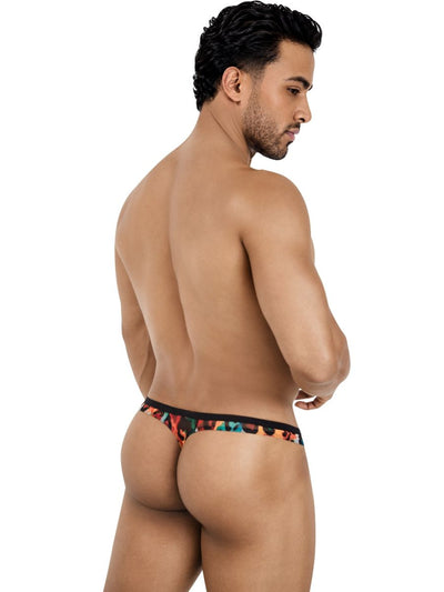 Pikante 26124 Mens Underwear Animal Print Thongs Color Multi-colored
