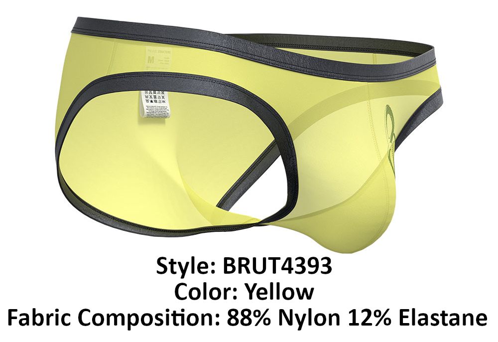 Private Structure BRUT4390 Bare Hipster Color Yellow