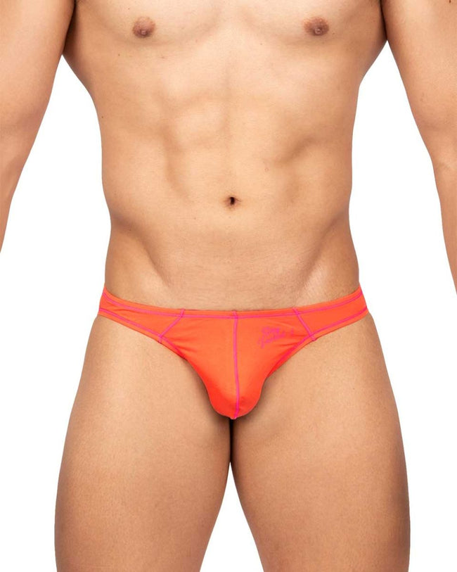 Private Structure EPUS4563 Prime Eutopia Bikini Brief Color Tangerine