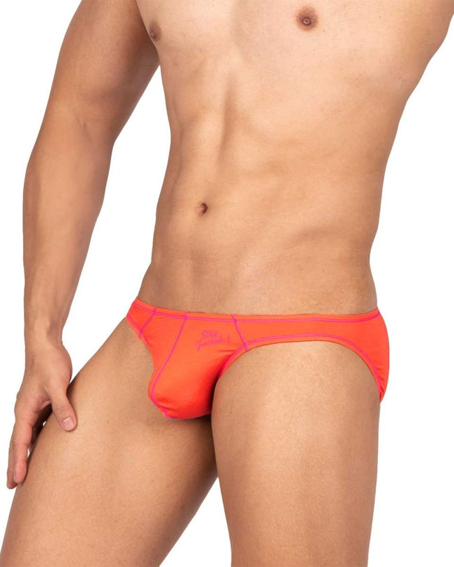 Private Structure EPUS4563 Prime Eutopia Bikini Brief Color Tangerine