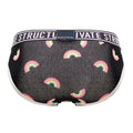 Private Structure EPUX4187 Pride Mini Briefs Color Black Rainbow