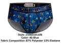 Unico 25060101106 Pacer Briefs Color 46-Blue