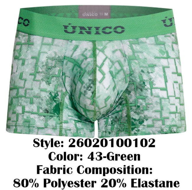 Unico 26020100102 Piramide Trunks Color 43-Green
