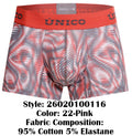 Unico 26020100116 Acanalado Trunks Color 22-Pink