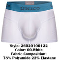 Unico 26020100122 Sedoso Trunks Color 00-White