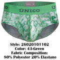 Unico 26020101102 Piramide Briefs Color 43-Green