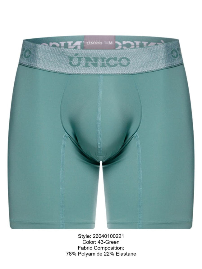 Unico 26040100221 Ceramic Boxer Briefs Color 43-Green