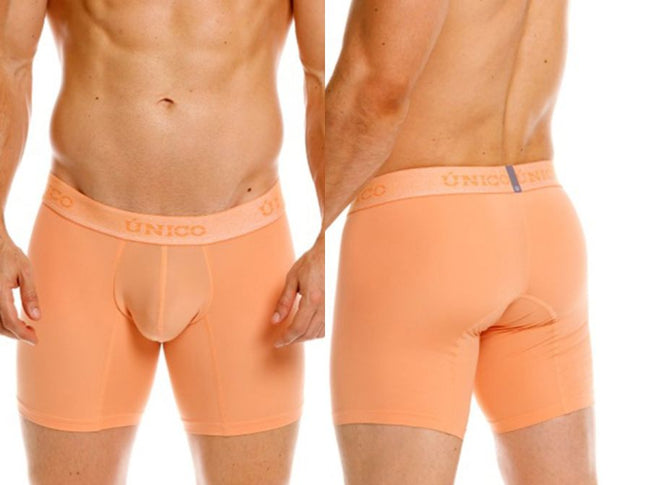 Unico 26040100222 Classic Boxer Briefs in Apricot - Essential Comfort Color 40-Apricot