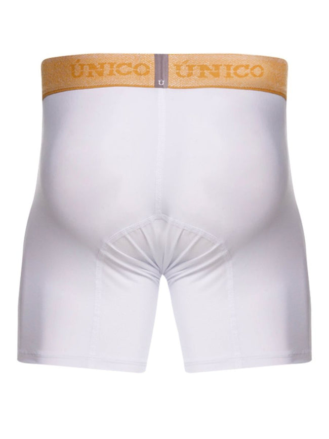 Unico 26040100225 Amber Boxer Briefs Color 00-White: Premium Comfort