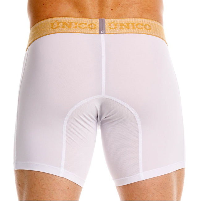 Unico 26040100225 Amber Boxer Briefs Color 00-White: Premium Comfort
