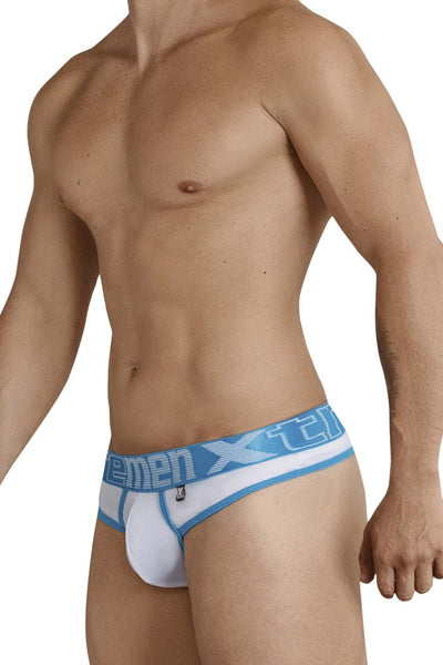 Xtremen 91031X-3 3PK Thongs Color Fuchsia-White-Blue