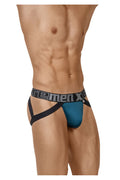 Xtremen 91054X-3 3PK Jockstrap Color Petrol-Fuchsia-Petrol