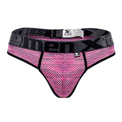 Xtremen 91100X Microfiber Mesh Thongs Color Pink