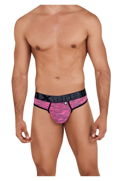 Xtremen 91100X Microfiber Mesh Thongs Color Pink