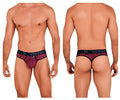 Xtremen 91100X Microfiber Mesh Thongs Color Red