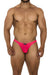 Xtremen 91187 Tulle Mesh Bikini Color Pink