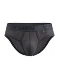 Xtremen 91250 Microfiber Mesh Briefs Color Gray